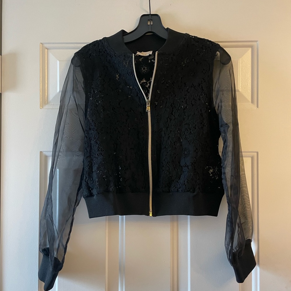 Tensione IN lace and organza jacket